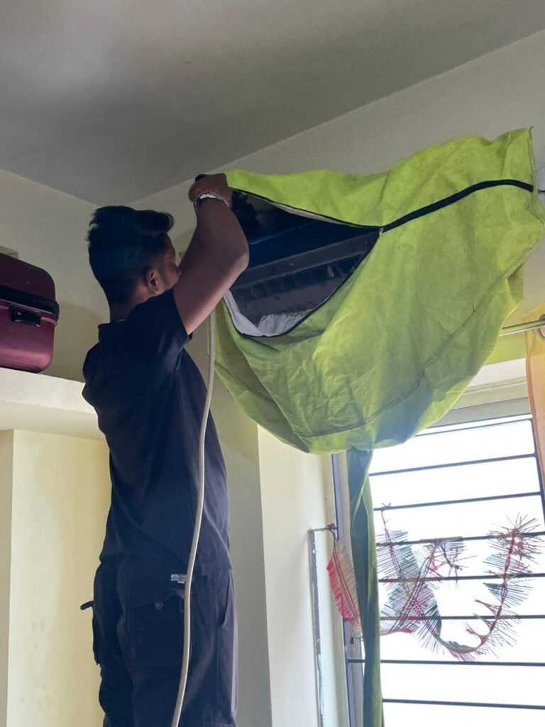 AC cleaning